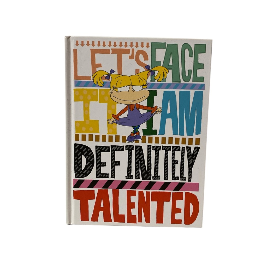 Nickelodeon Rugrats Angelica Journal Bounded Hard Cover Notebook Stationery New